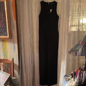 Elegant Black Sleeveless Jumpsuit